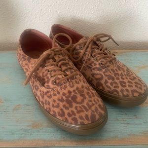 Vans Cheetah Print Laceups